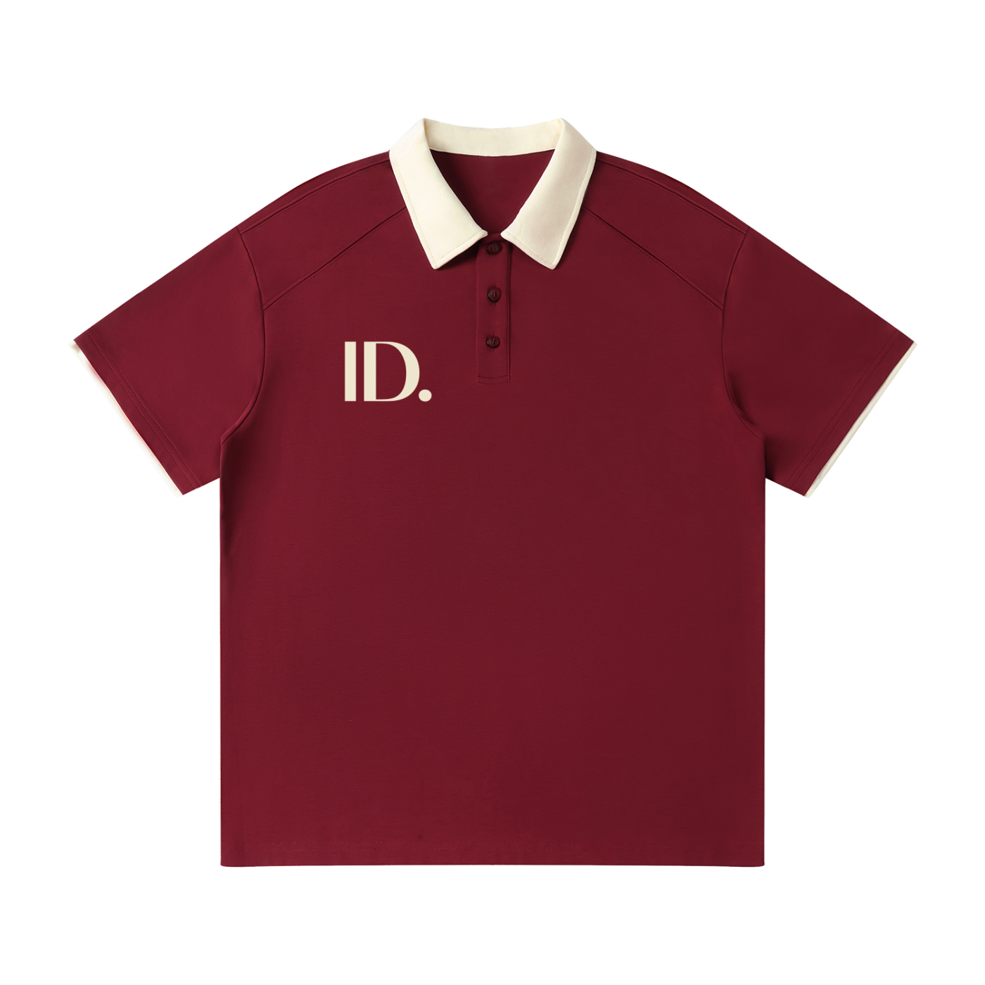 ID. Contrast Collar Raglan Polo Shirt
