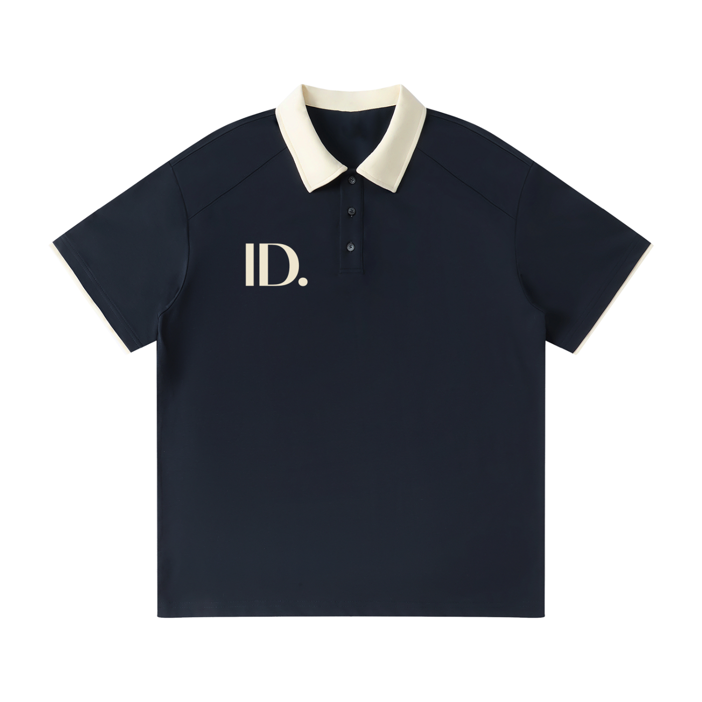 ID. Contrast Collar Raglan Polo Shirt